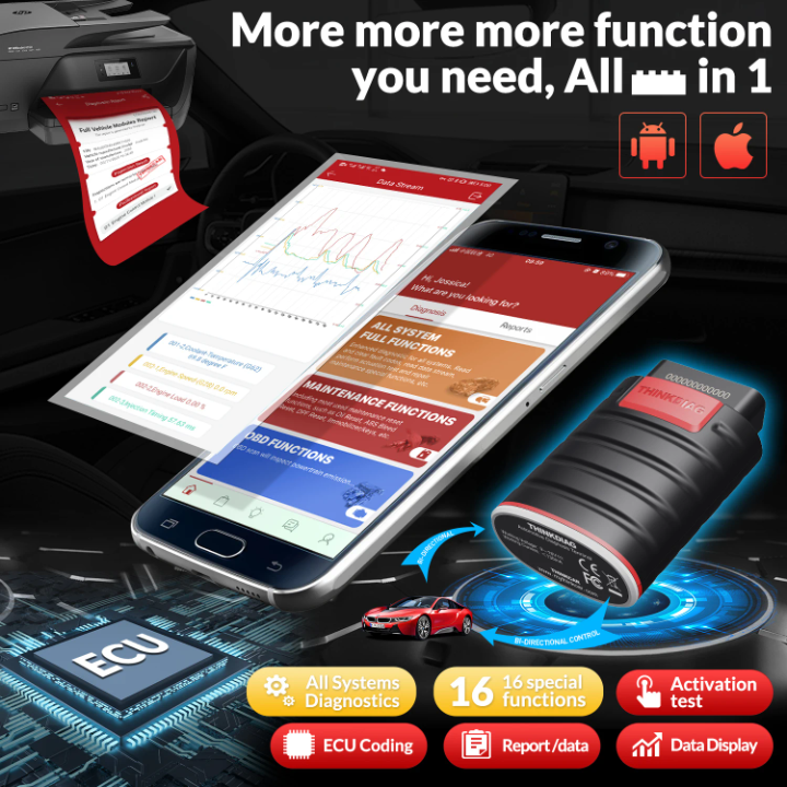 Spécification article valeur Système d'exploitation Android Interface de communication OBD Tension 5-12V Pour marque de véhicule Universel Type Testeur de batterie Puissance 9W Modèles applicables Protocole OBD II Combinaison Autre Lieu d'origine Guangdon